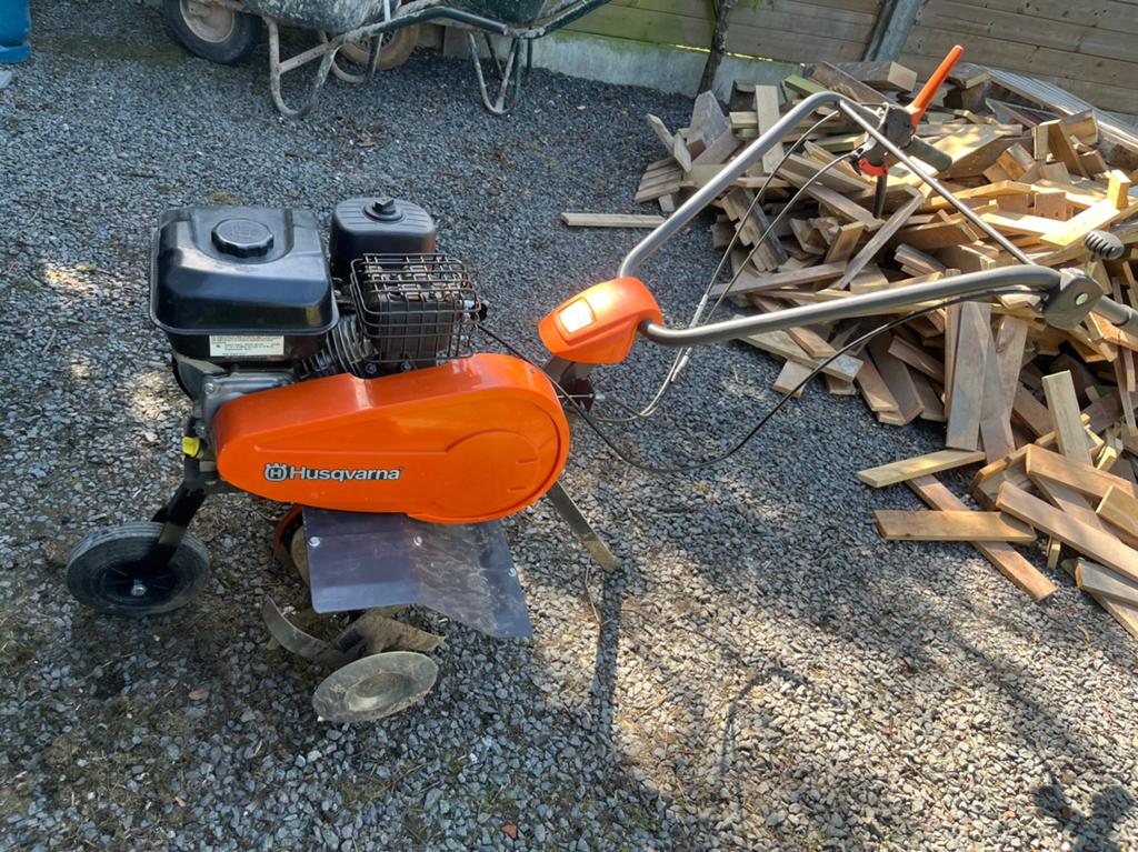 Grondfrees Husqvarna, Tuin en Terras, Ophalen, Zo goed als nieuw