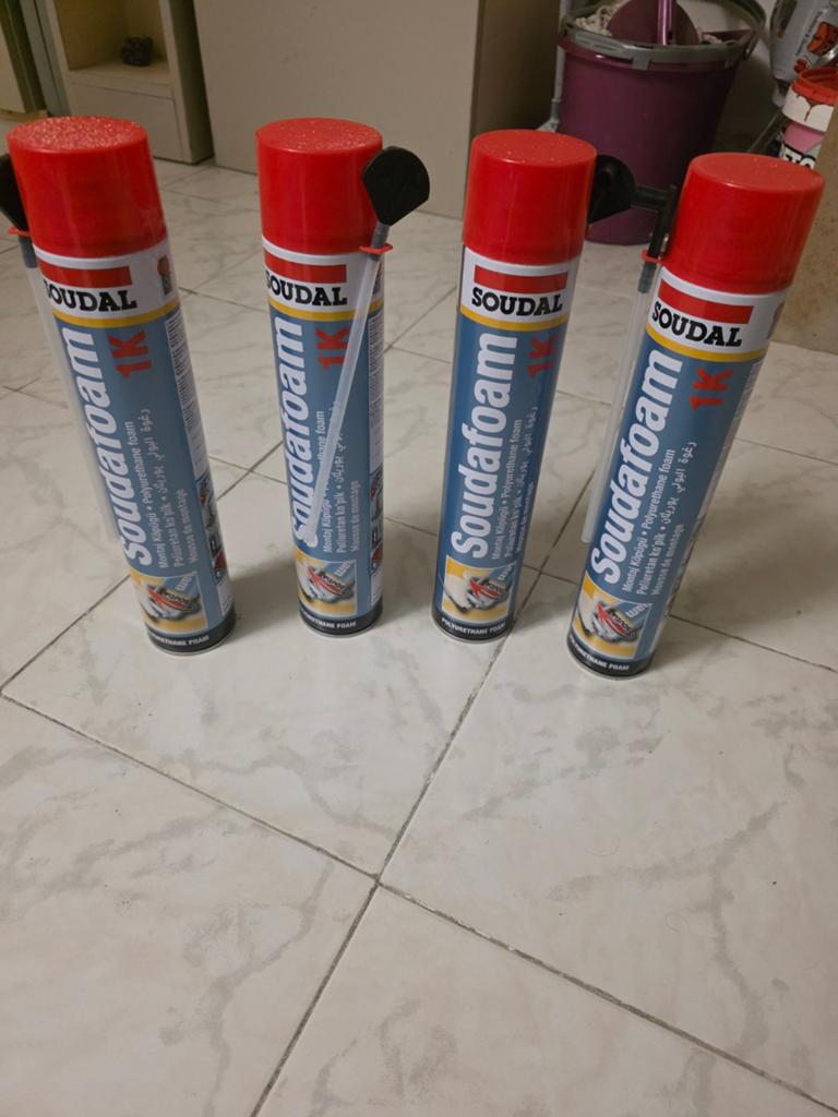 soudal soudafoam pu schuim 1k 750ml 4 stuk, Enlèvement