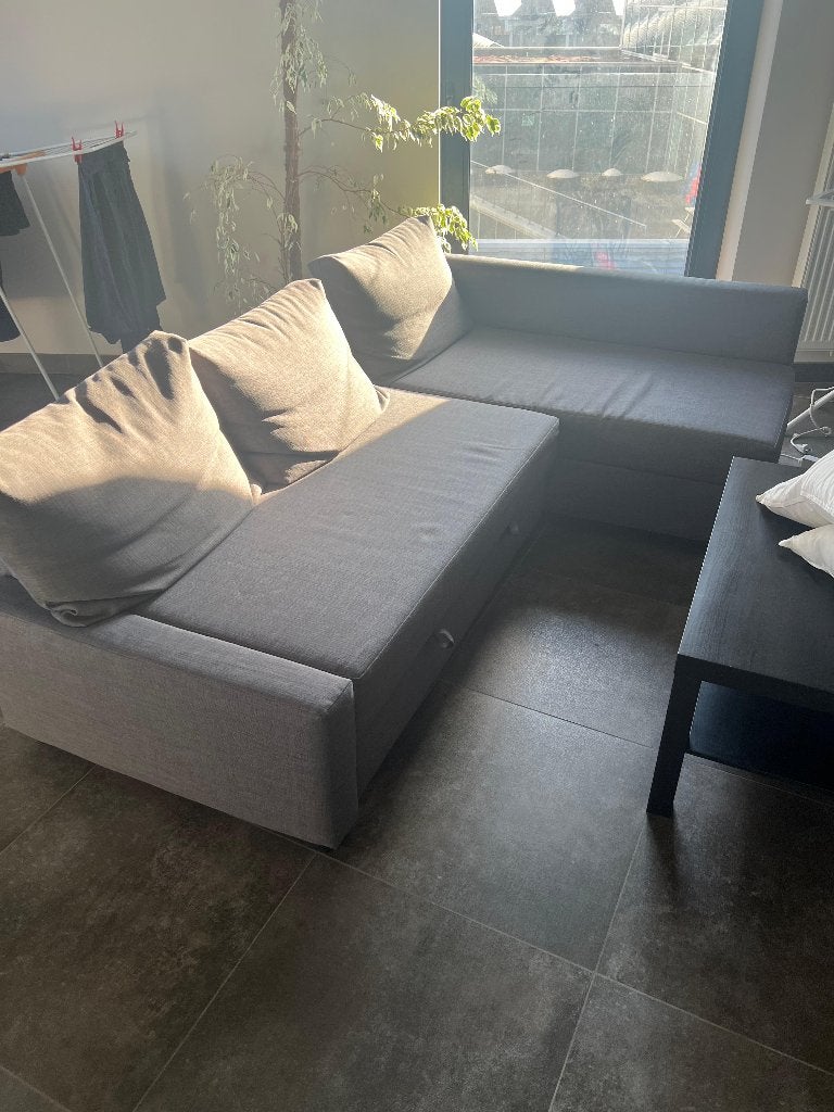 Grey IKEA L-shaped sofa for sale at 50% off, Ophalen, Overige materialen, 125 tot 150 cm, 150 tot 200 cm