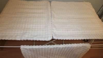 3 kussen overtrekken, Enlèvement, Comme neuf, Beige, Coussin décoratif