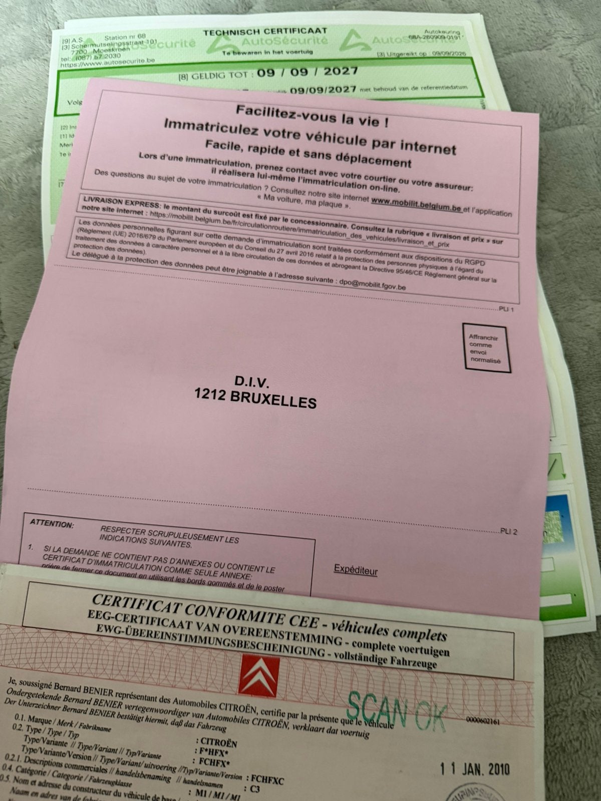Voiture à vendre – très bon état, Achat, Entreprise, Euro 4, Essence