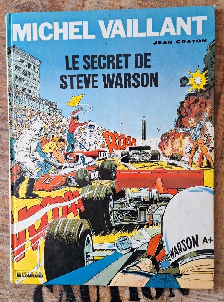 BD MICHEL VAILLANT #28 Secret Steve W. LOMBARD 1983 GRATON, Jean Graton, Enlèvement ou Envoi, Une BD, Utilisé
