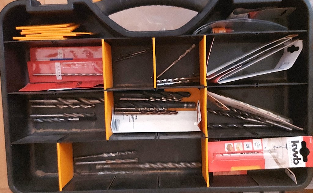 Bits voor beton/metaal/hout, Doe-het-zelf en Bouw, Ophalen, Zo goed als nieuw, Overige typen