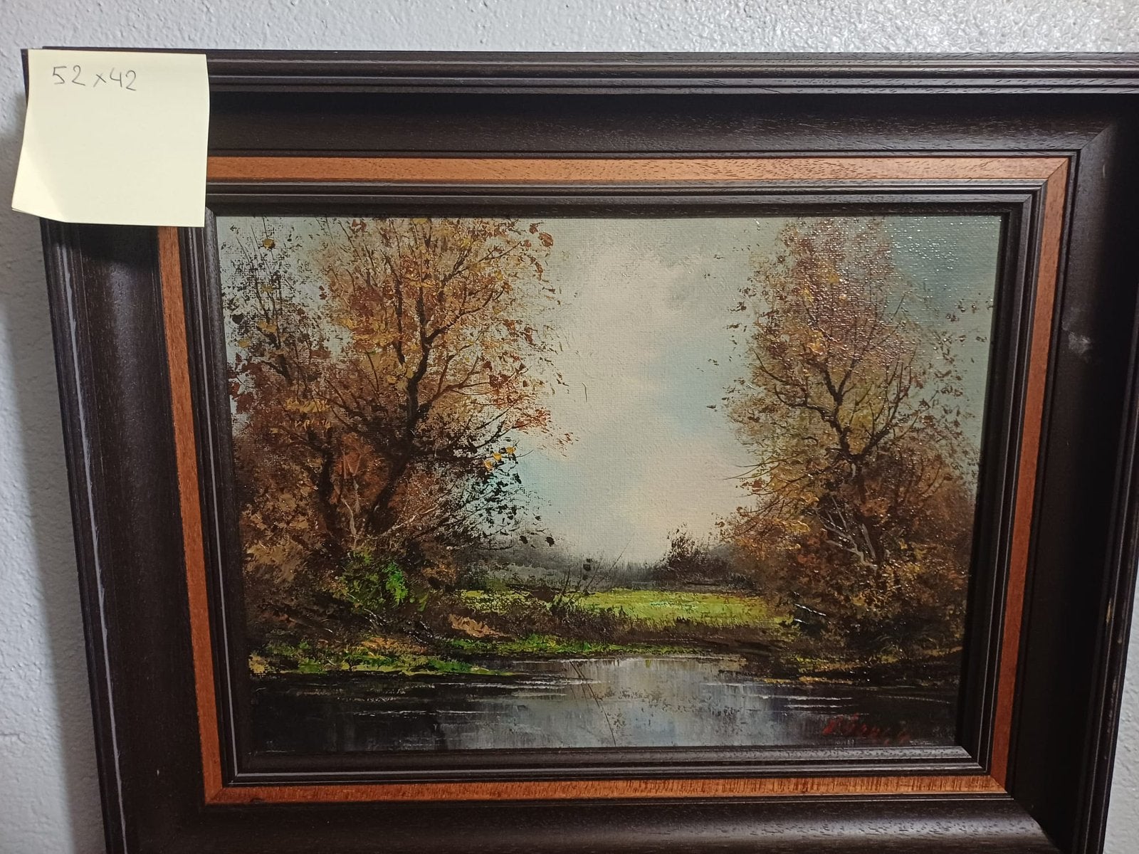 Vintage schilderij, Antiek en Kunst, Ophalen