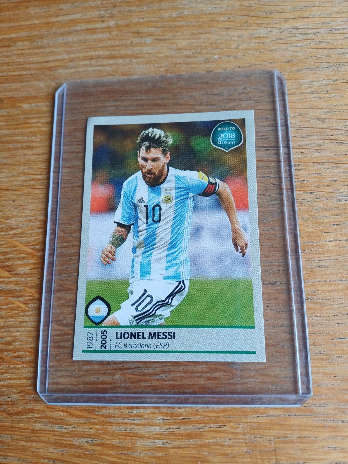 Panini Road to Russia 2018 Nr 286 Messi, Ophalen of Verzenden