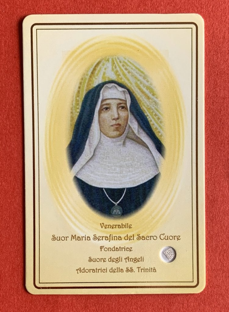 Relikwie Reliek Maria Serafina del Sacro Cuore Relique, Collections, Religion, Utilisé, Christianisme | Catholique, Carte ou Gravure