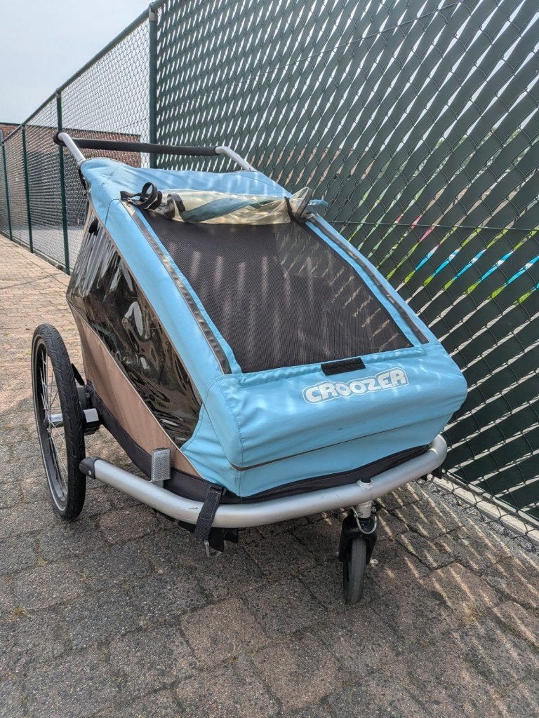 Croozer kid for 2 fietskar, Ophalen, Gebruikt, Opvouwbaar, Croozer