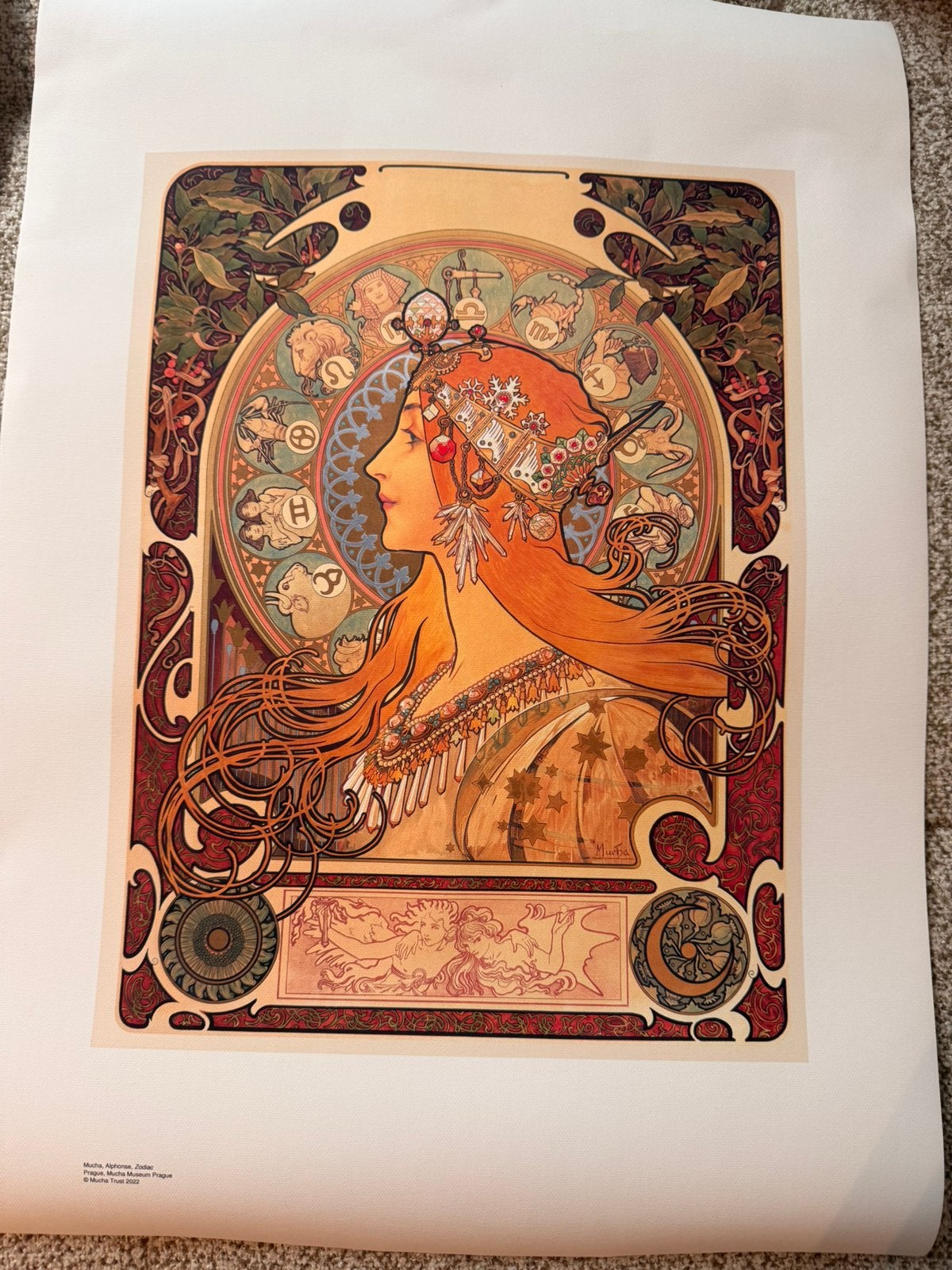 Print Mucha - Zodiac, Ophalen of Verzenden