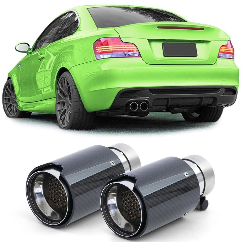 Set Uitlaatsierstuk Rond Voor Bmw 1 Serie E81 E82 E87 E88 Ec, Verzenden