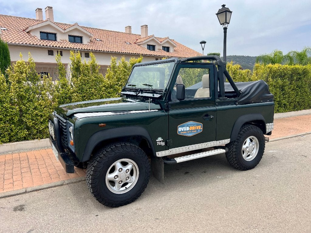 Defender 90 TD5 Cabrio „bel air” in originele Belgische, 2500 cc, SUV of Terreinwagen, Onderhoudsboekje, Te koop