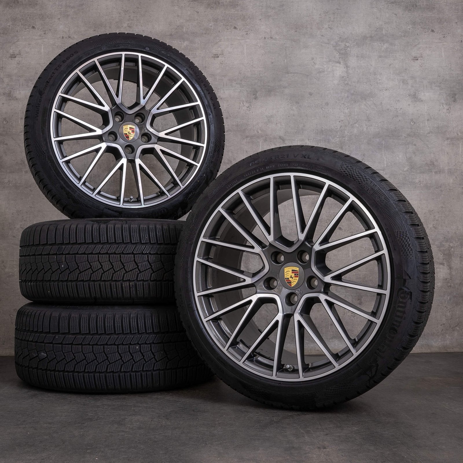 Porsche cayenne spyder rs velgen 21inch origineel pirelli, Auto-onderdelen, Banden en Velgen, Ophalen, Band(en)