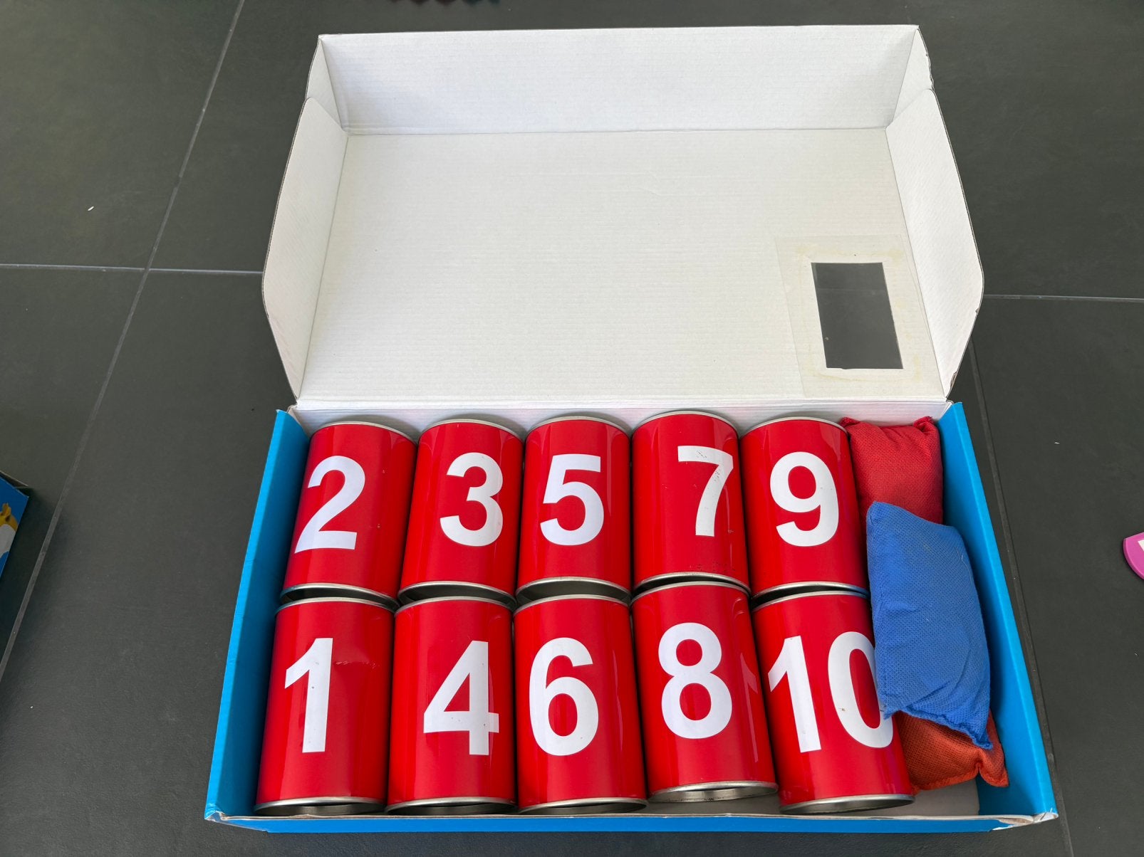 Tin Throwing BS, Hobby en Vrije tijd, Gezelschapsspellen | Overige, Ophalen, Gebruikt