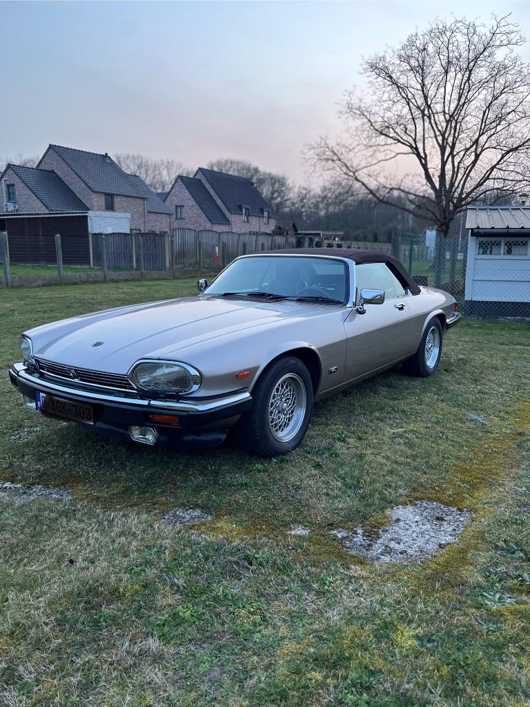 Jaguar XJ-S cabriolet V12., Auto's, Automaat, Achterwielaandrijving, 295 kW, Bruin