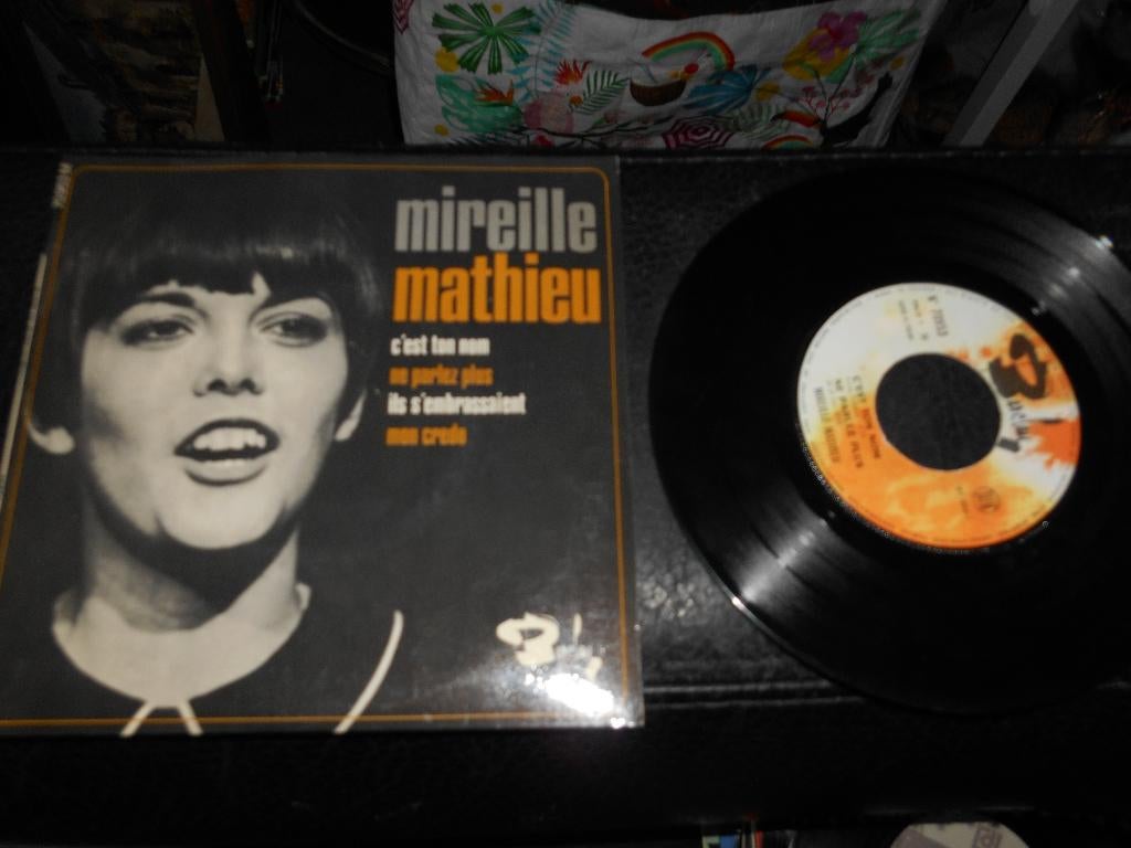 45T 4 pistes Mireille Mathieu, Ophalen of Verzenden