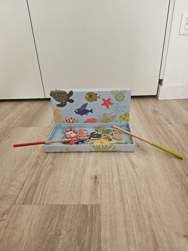 Magneetspel vissen Djeco, Ophalen, Zo goed als nieuw, Ontdekken