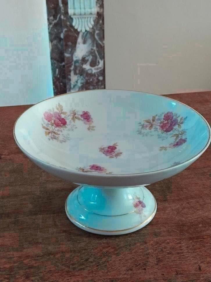 Vintage schaal op voet, Antiek en Kunst, Ophalen of Verzenden