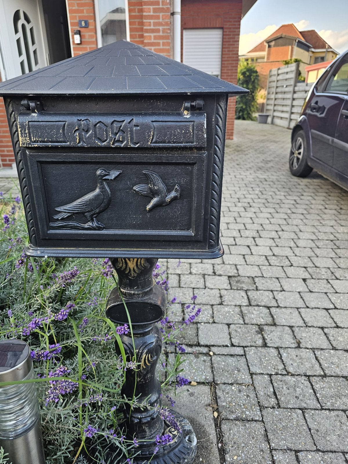 Brievenbus, Tuin en Terras, Ophalen, Gebruikt, Staande brievenbus