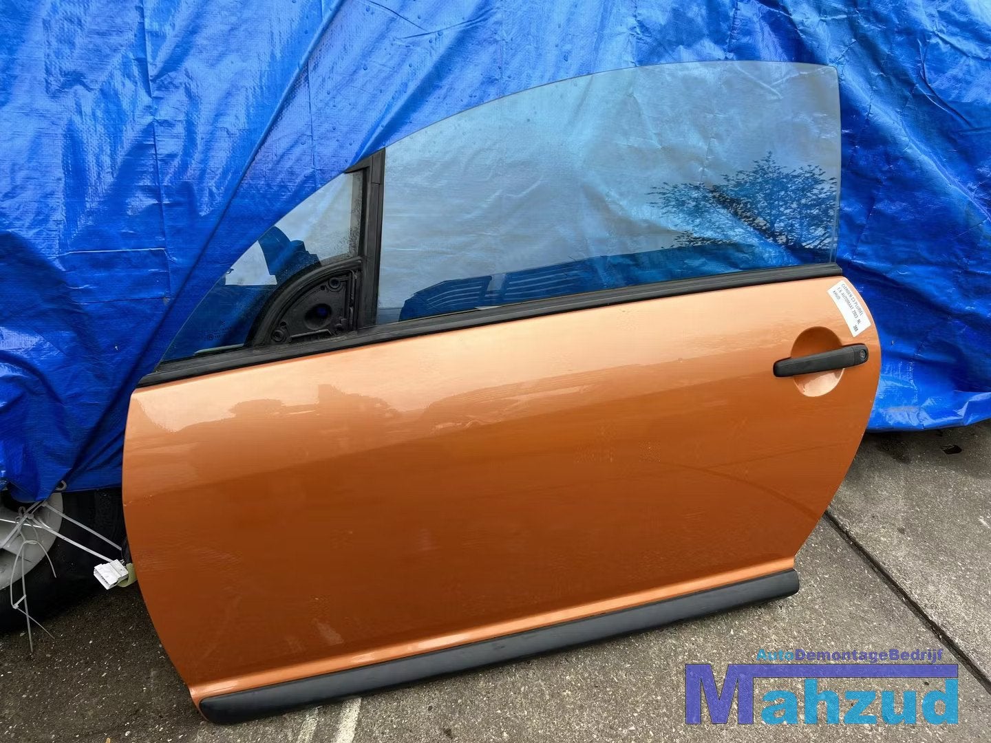 CITROEN C3 PLuriel oranje KHUD Links deur portier 2003-2010, Citroën, Stellantis N.V., Utilisé, Porte