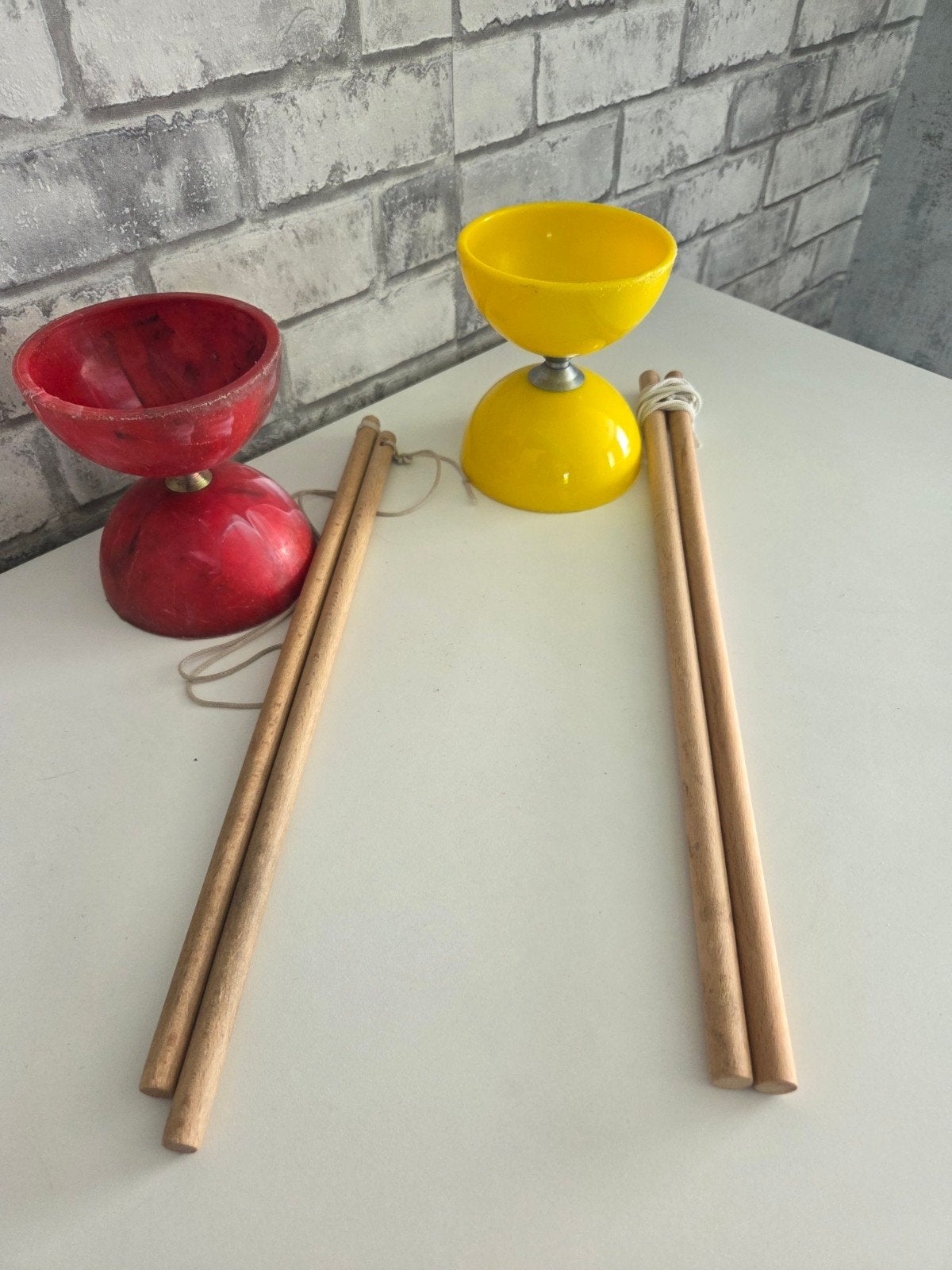 Diabolo vintage speelgoed, Kinderen en Baby's, Ophalen of Verzenden