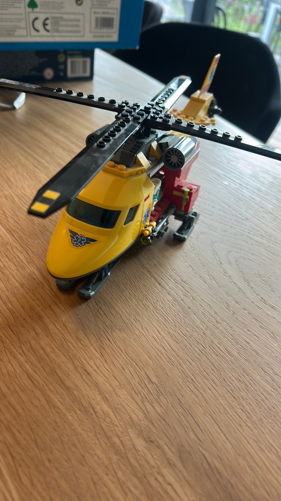 Lego hulp helikopter geel, Kinderen en Baby's, Ophalen, Zo goed als nieuw, Lego