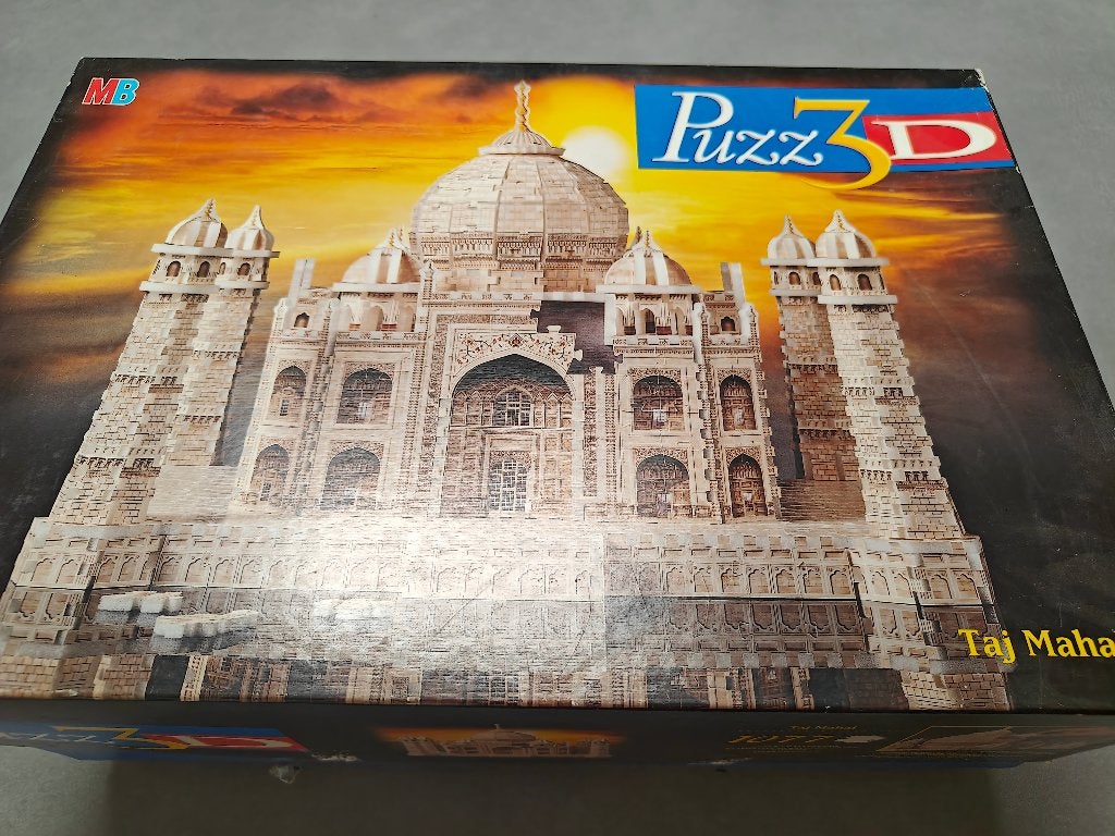 Puzzel 3D - Taj Mahal - zeer goede staat - 1077 stuk, Hobby en Vrije tijd, Ophalen of Verzenden, 500 t/m 1500 stukjes