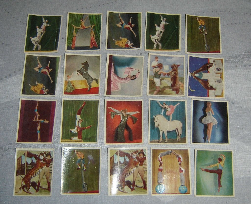 Cigarettes Chromos ALBERT The Circus 103ème, Avant 1940, Gravure, Utilisé, Autres sujets/thèmes