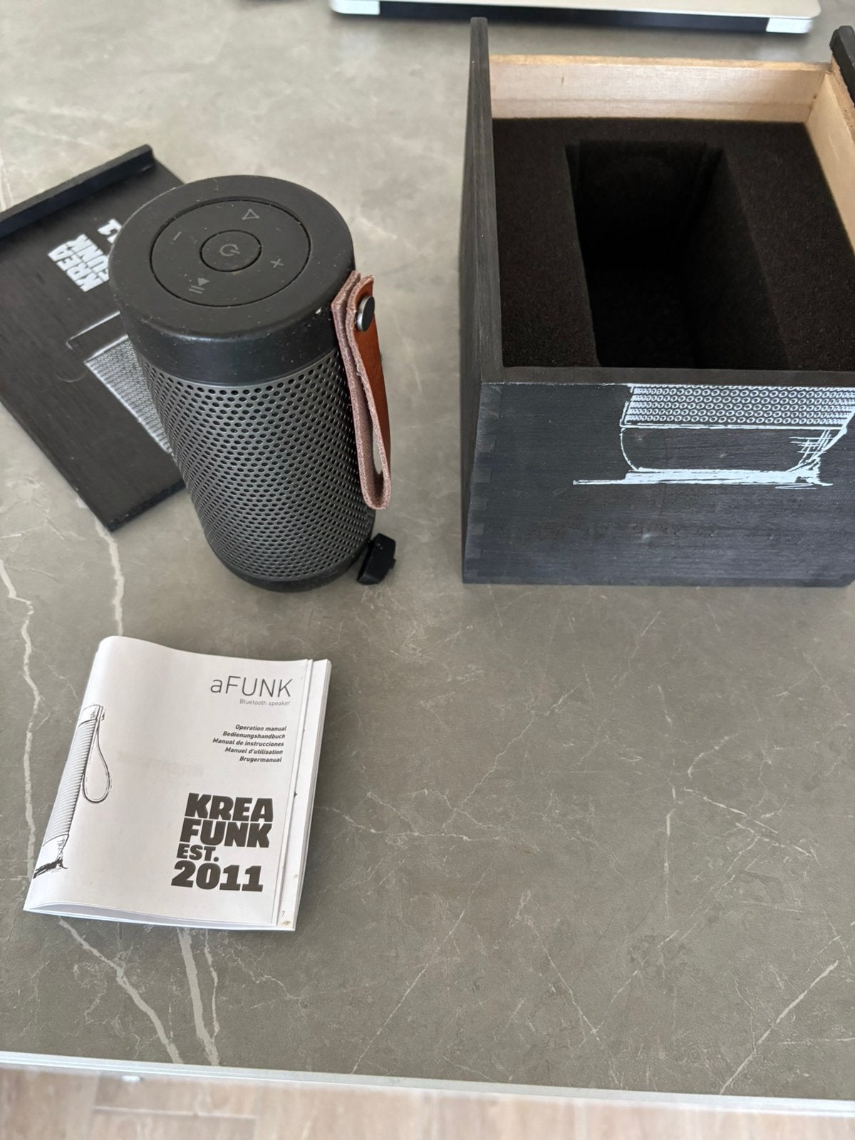 bluetooth speaker Krea Funk, TV, Hi-fi & Vidéo, Enceintes, Bluetooth, Enlèvement, Comme neuf