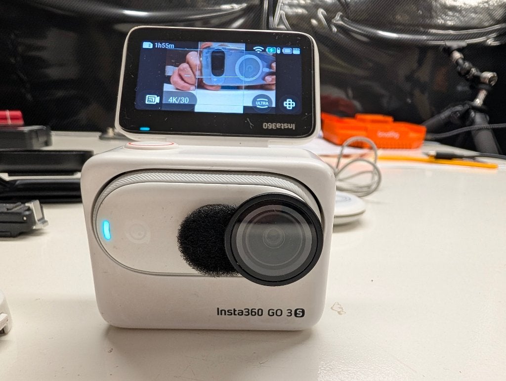 Insta360 GO 3S Arctic White + accessoires, Verzenden, Gebruikt, Overige merken