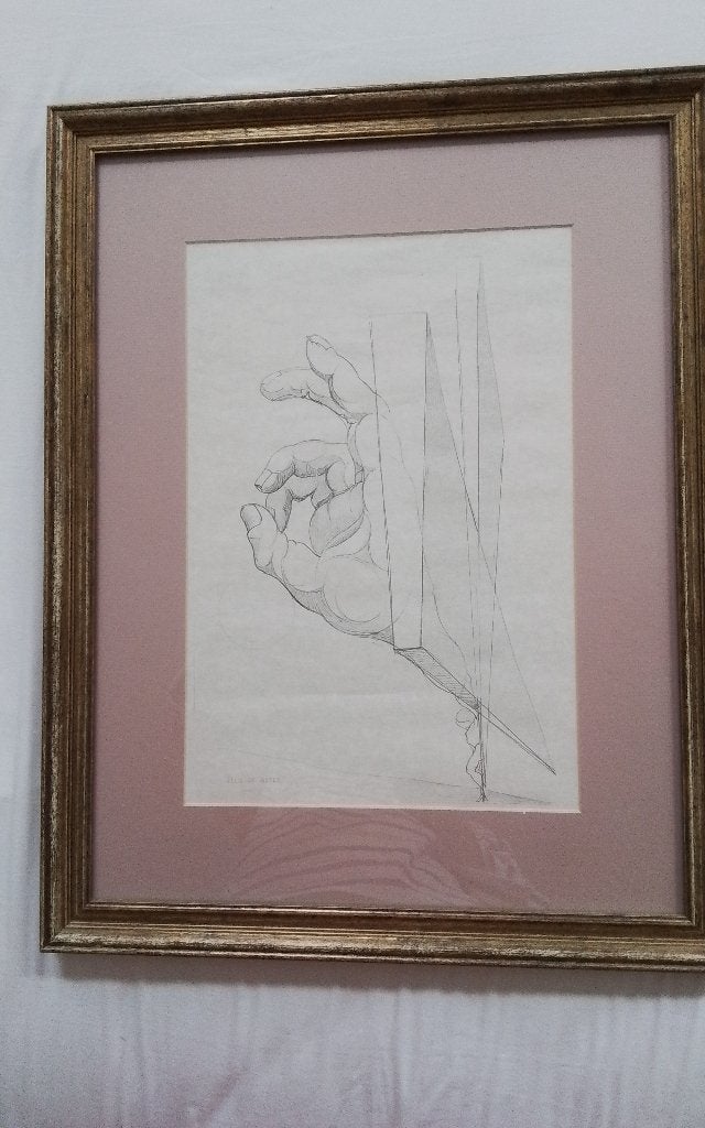 Potloodtekening  Félix De Boeck, Antiquités & Art, Enlèvement ou Envoi, Dessin, Dessin au crayon, Sous verre