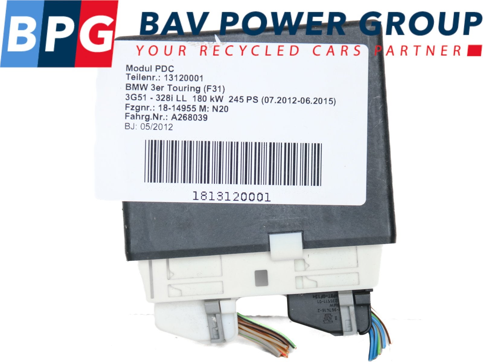 CONTROLE UNITE PDC BMW 3 serie Touring (F31) (66336857208), Utilisé, BMW, Petuelring 130
80809  München, DE, Bayerische Motoren Werke AG