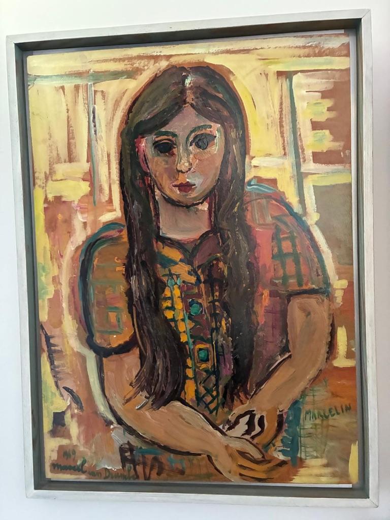 Marcelin, schilderij marcel van driessche, Antiek en Kunst, Ophalen