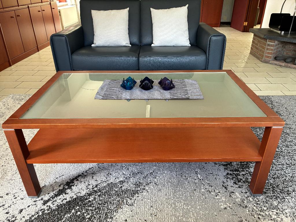 Salontafel, Huis en Inrichting, Ophalen, Gebruikt, 100 tot 150 cm, Warm, modern, strak
