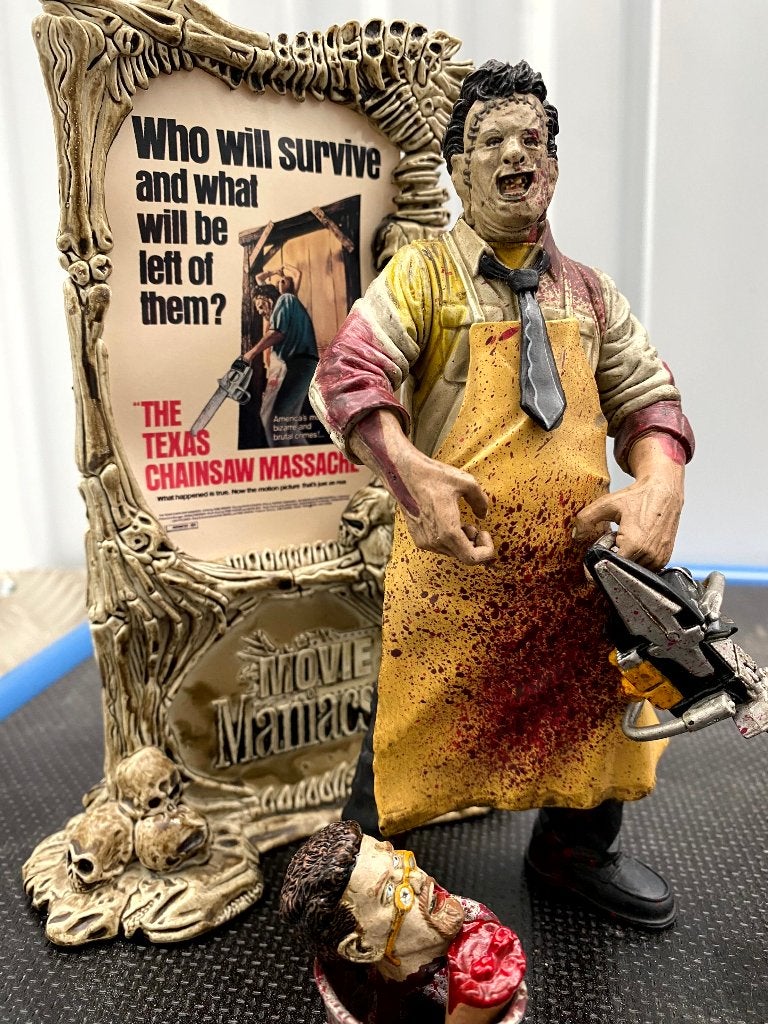 Leatherface actiefiguur Movie Maniacs McFarlane 1998, Ophalen, Zo goed als nieuw, Mens