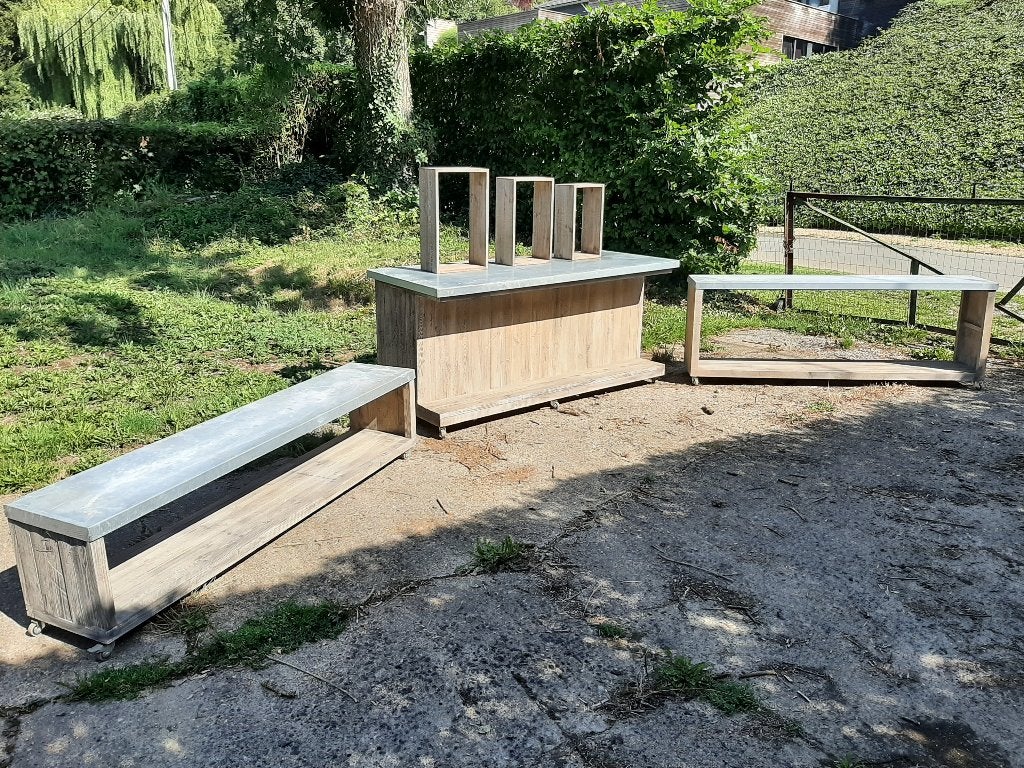 Mobilier magasin, comptoir, armoire, étagère, Enlèvement, Utilisé, Inventaire complet