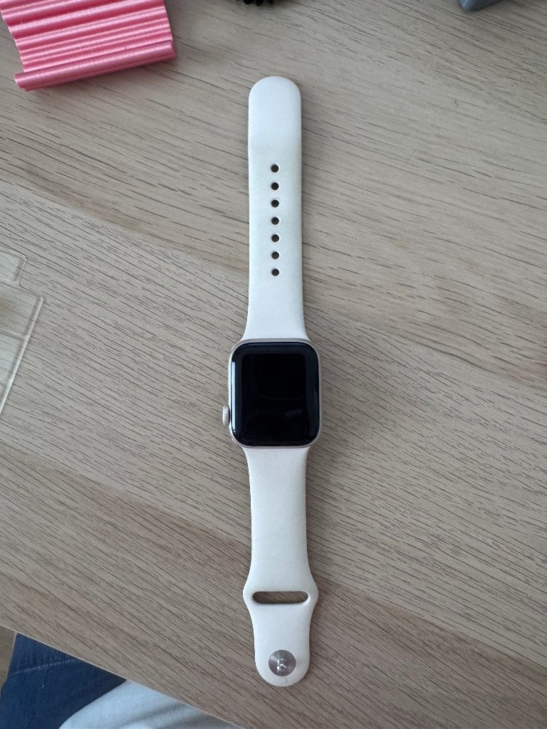 Apple Watch SE 3 (2025) — 40mm — Starlight — GPS, Elektronische apparatuur, Ophalen, Zo goed als nieuw, Overige typen