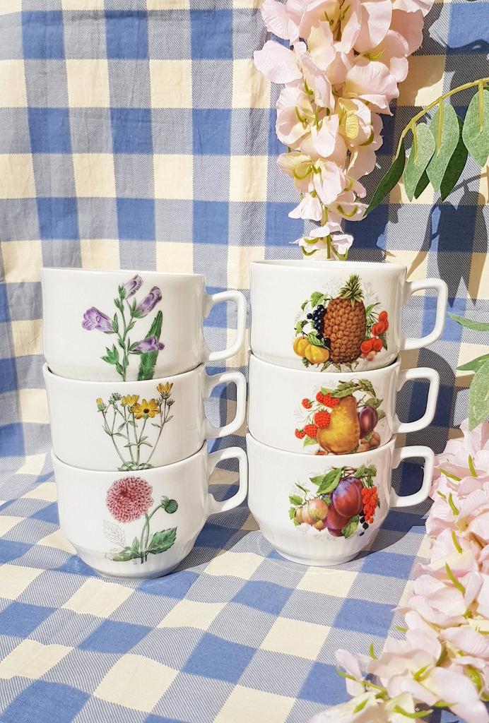 Jolies tasses vintage fleurs et fruits ( Allemagne), Envoi