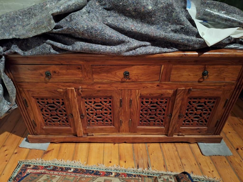 Merveilleux lit/commode/miroir, Huis en Inrichting, Slaapkamer | Bedden, 200 cm, Hout