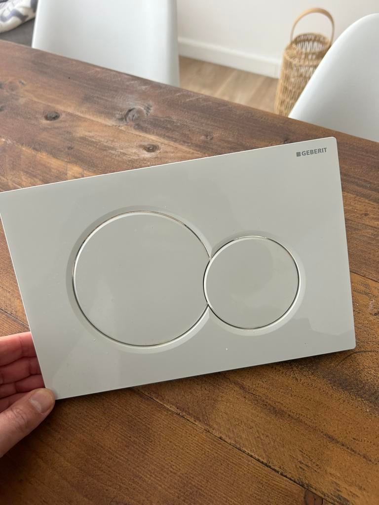Geberit duwpaneel Sigma01, Doe-het-zelf en Bouw, Sanitair, Ophalen, Gebruikt, Toilet