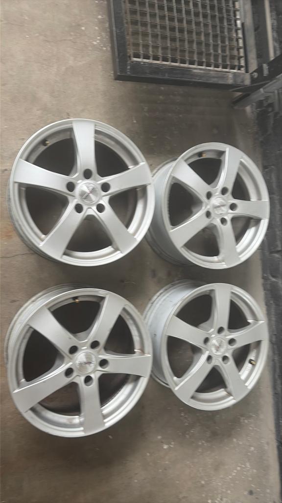 Set nette alu velgen 16 inch mercedes , volkswagen, Ophalen, Gebruikt