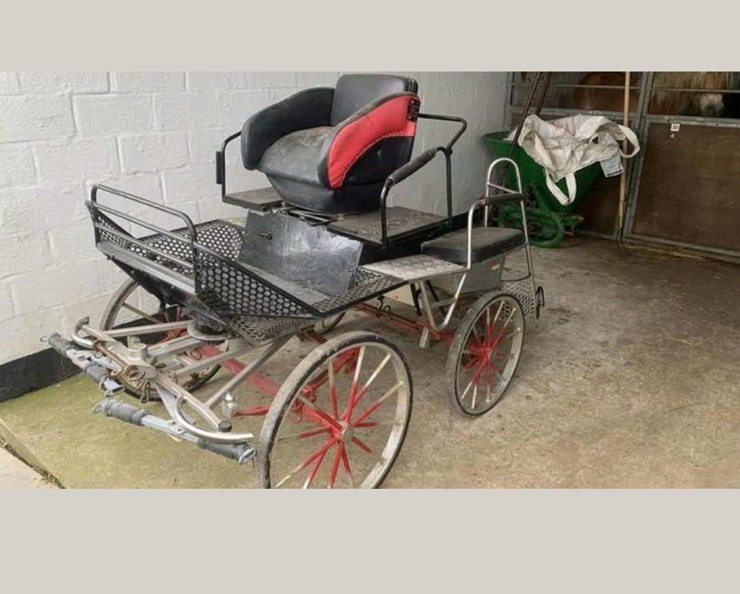 (Dringend weg) Menwagen voor A-B-C-D pony, Animaux & Accessoires, Utilisé, Calèche marathon, Poney, Fermé(e)