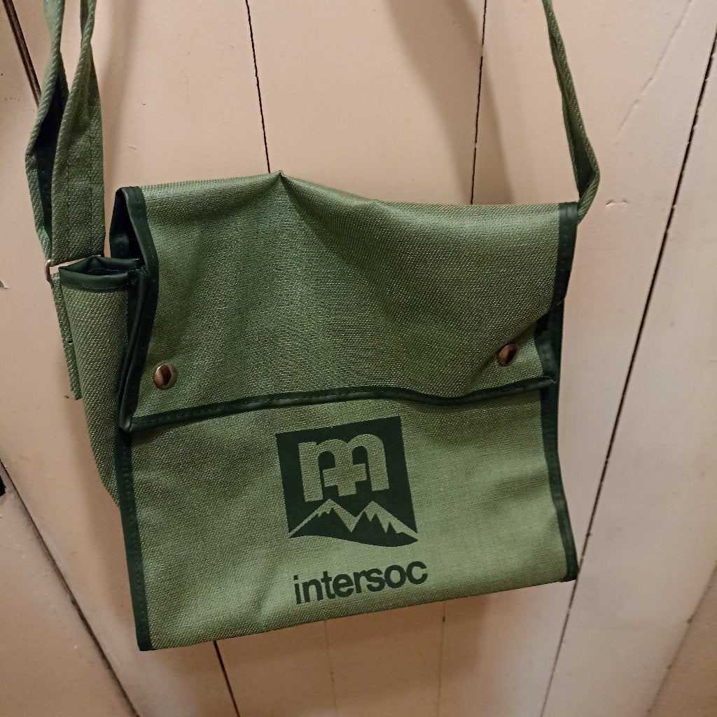 Vintage Intersoc schoudertas, Ophalen of Verzenden, Zo goed als nieuw, Overige typen