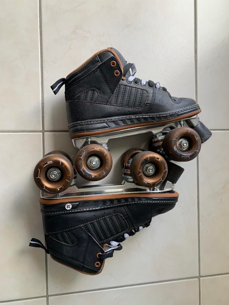 Skates with guards, Ophalen