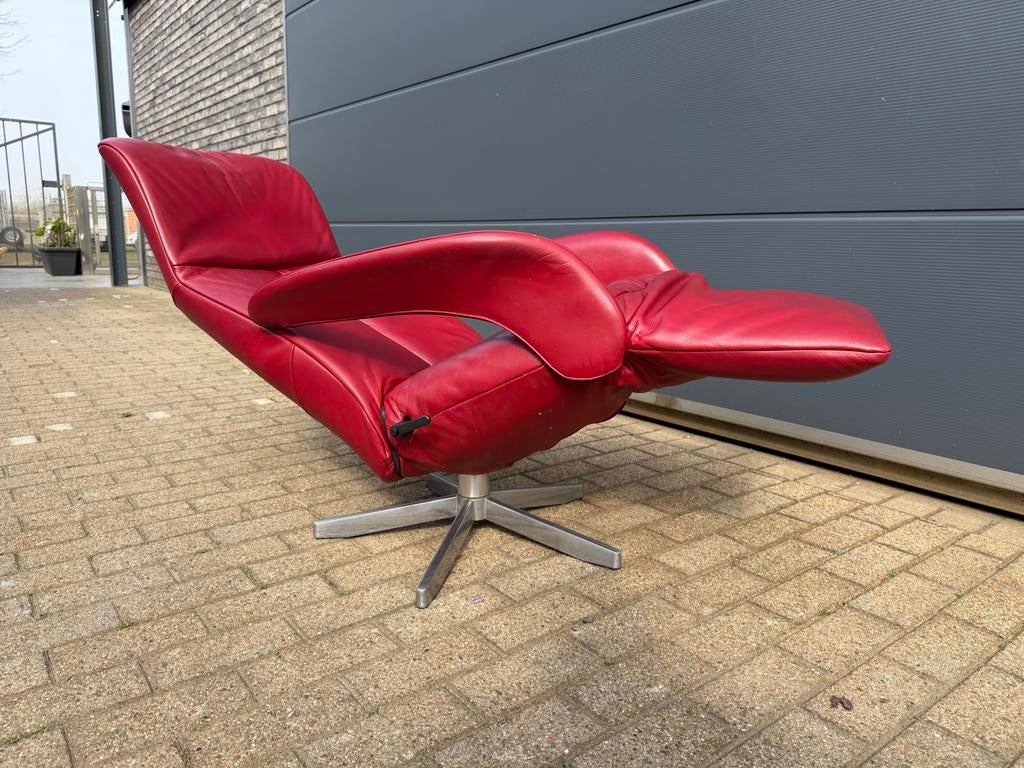 Jori Symphony relax Rood Celia leder Maat Medi, Huis en Inrichting, Ophalen of Verzenden, Durlet leolux rolf benz natuzzi minotti arper hay xooon cartel