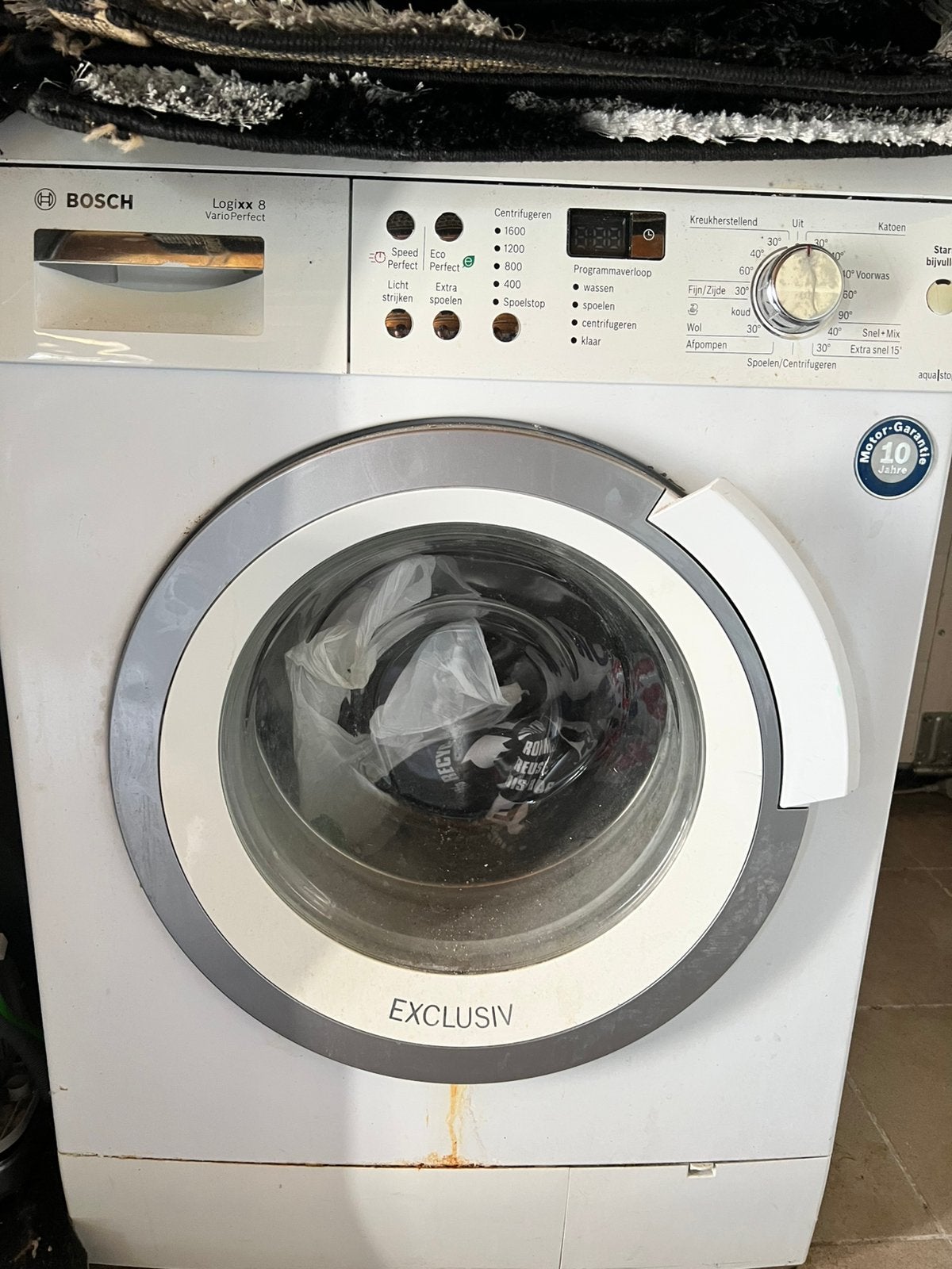 Defect wasmachine, Ophalen, Niet werkend, Voorlader