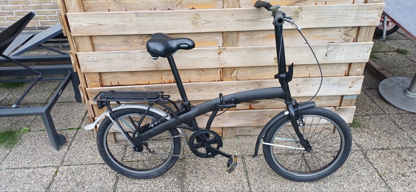 Mooie en sterke plooifiets, Ophalen, Gebruikt, Velgrem, Totaal opvouwbaar