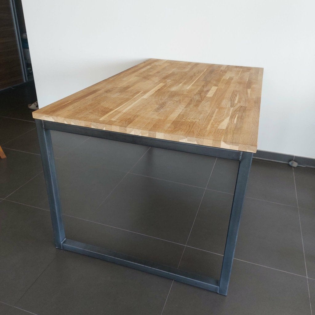 Tafel in teak, Huis en Inrichting, Tafels | Eettafels, Ophalen, Gebruikt, Teakhout