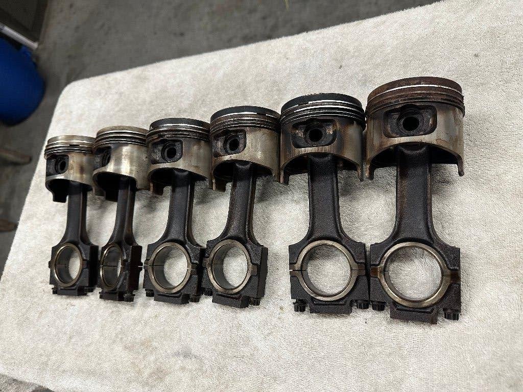 BMW M20B27 motor 325 eta - 6 zuigers met drijfstangen, Ophalen of Verzenden, Gebruikt, BMW