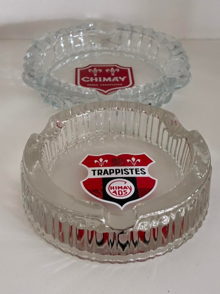 2 asbakken trappist Chimay, Ophalen of Verzenden, Zo goed als nieuw
