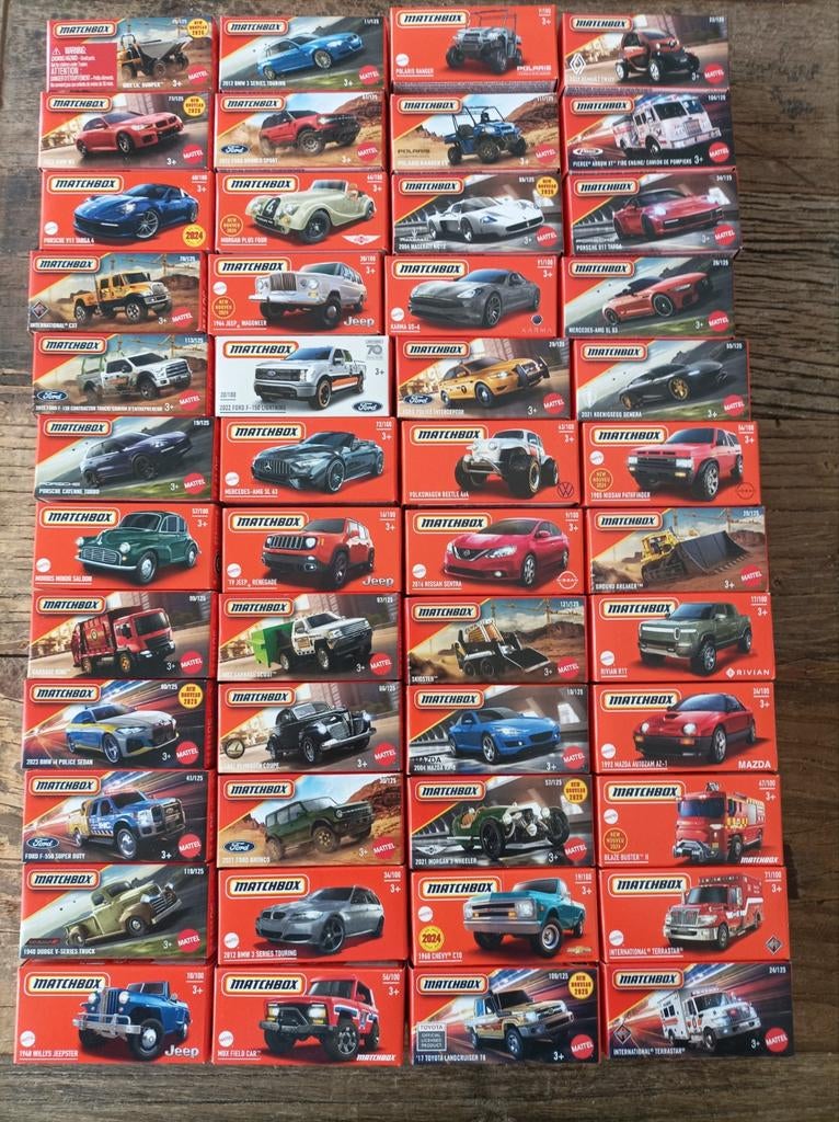 Matchbox power grabs 48 verschillende, nooit geopend., Ophalen of Verzenden