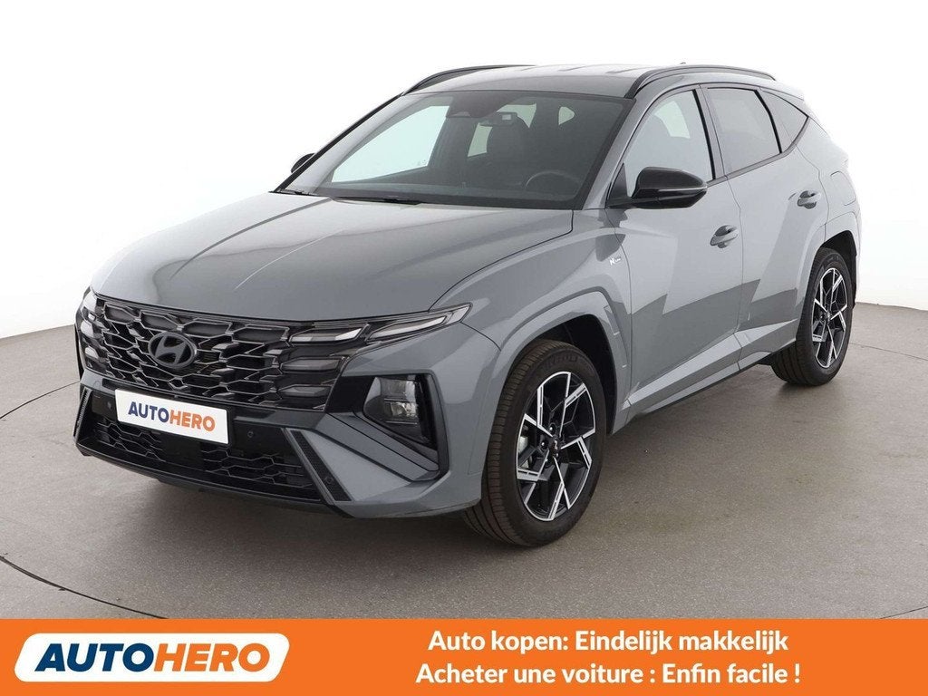 Hyundai Tucson 1.6 T-GDI Hybrid N Line Executive 2WD, Gebruikt, Zwart, https://public.car-pass.be/vhr/dd3ecc19-8c20-4238-b447-83c323ee8c74